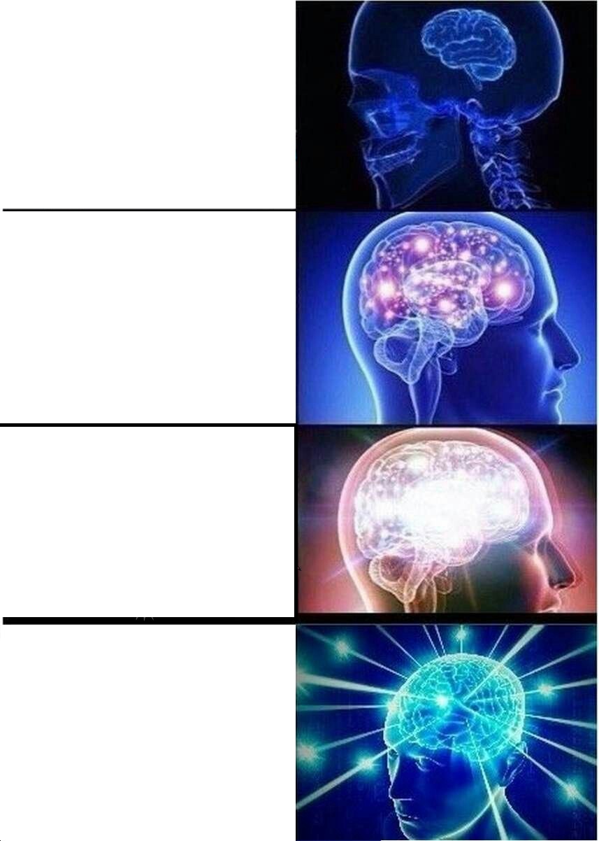 Expanding Brain meme about Black Girl Vitamins